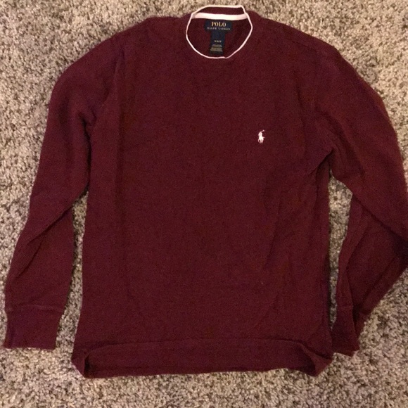 Polo Ralph Lauren Other - Polo Ralph Lauren burgundy thermal